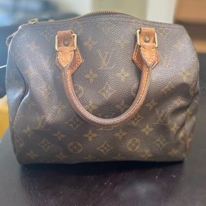 Louis Vuitton monogram 25 speedy handbag